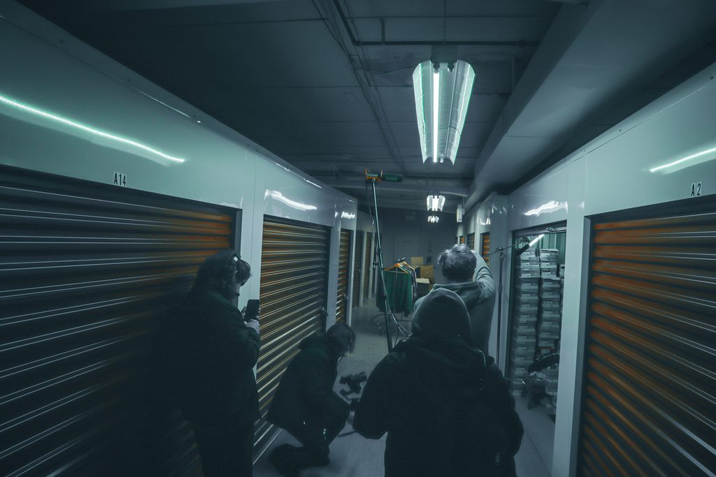 Independent film crew behind the scenes shooting the NicePlaceBadSetting Stalwart skateboarding documentary. Connor Palankey, Director. Ian Joy, Director of Photography. Jordan Taylor, Pilgrim Goods. Tyler Yurek, Assistant Director. Tyler Roman, BTS Photographer.