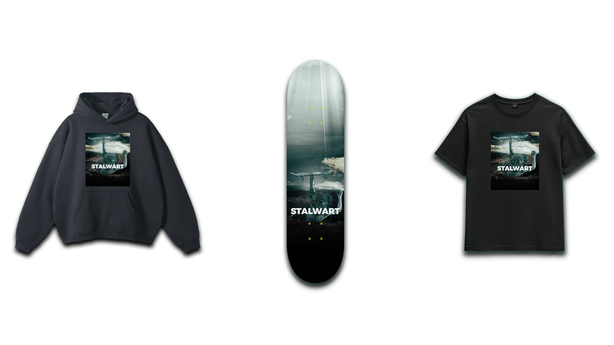 Stalwart documentary merchandise spread